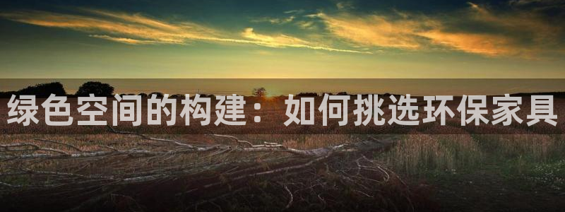 沐鸣2登陆网站：绿色空间的构建：如何挑选环保家具